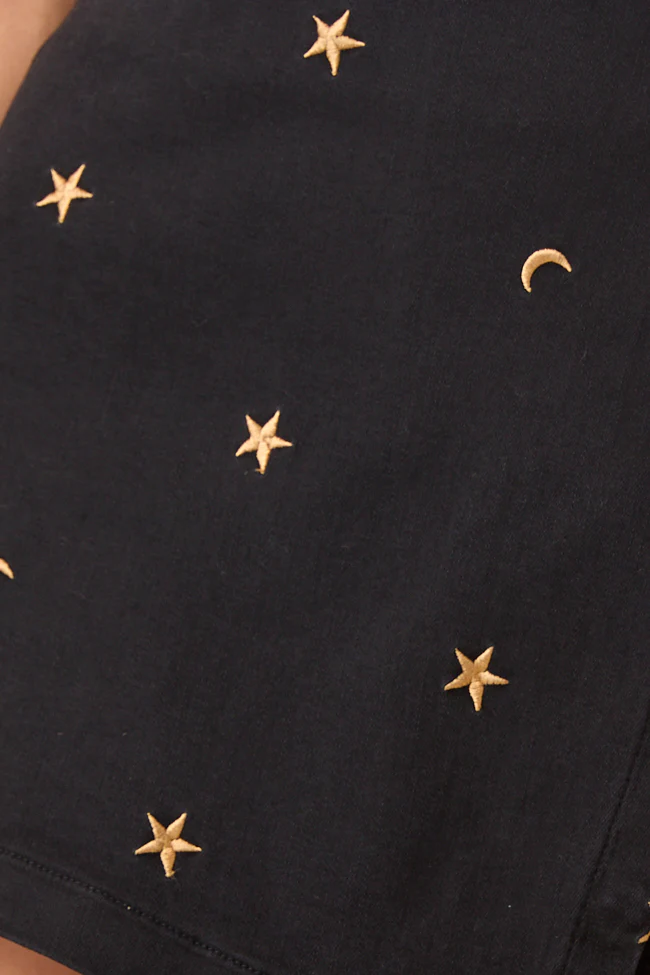 My Favorite Stretchy Celestial Embroidery Skort FINAL SALE - Image 4