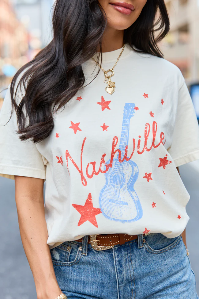 Nashville Star Ivory Graphic Tee - Image 2
