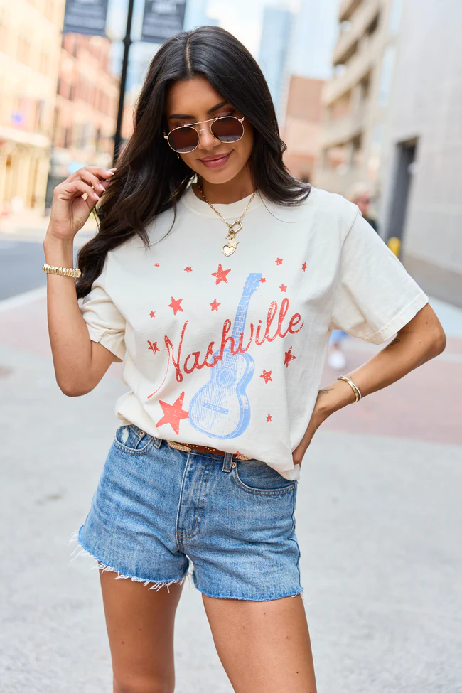 Nashville Star Ivory Graphic Tee - Image 3