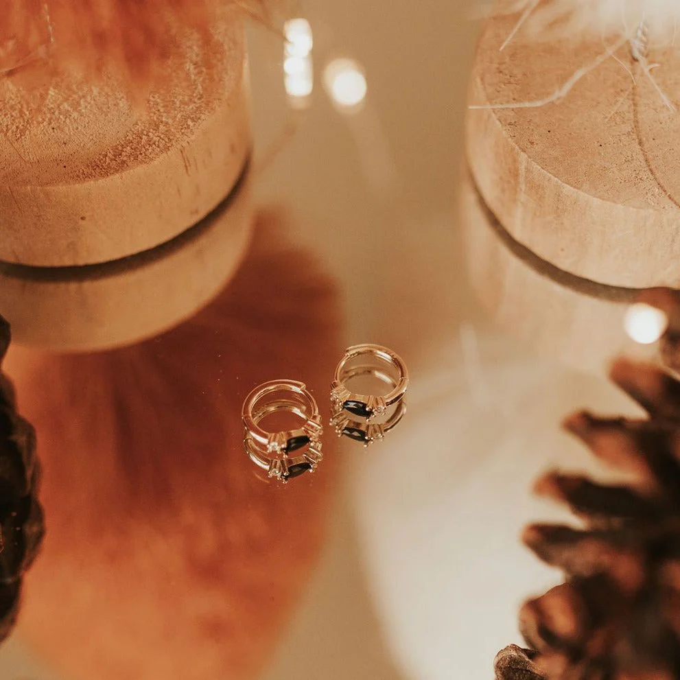 Natalie Hoop Earrings - Image 3
