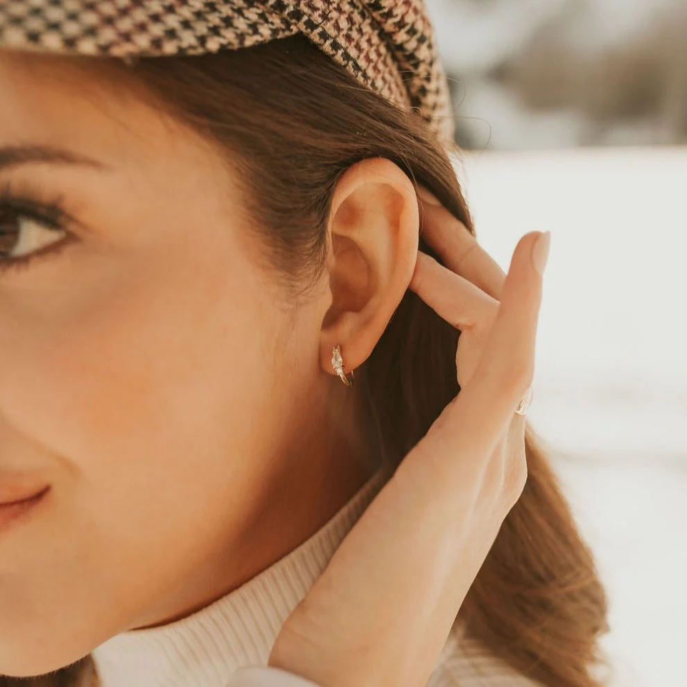 Natalie Hoop Earrings - Image 9