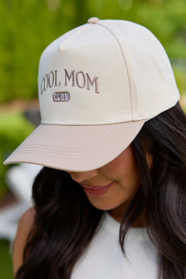 Cool Mom Beige Trucker Hat DOORBUSTER - Image 3