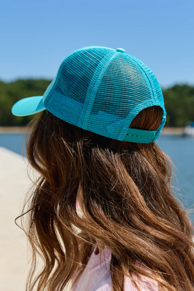 Lake Babe Blue Trucker Hat DOORBUSTER - Image 4