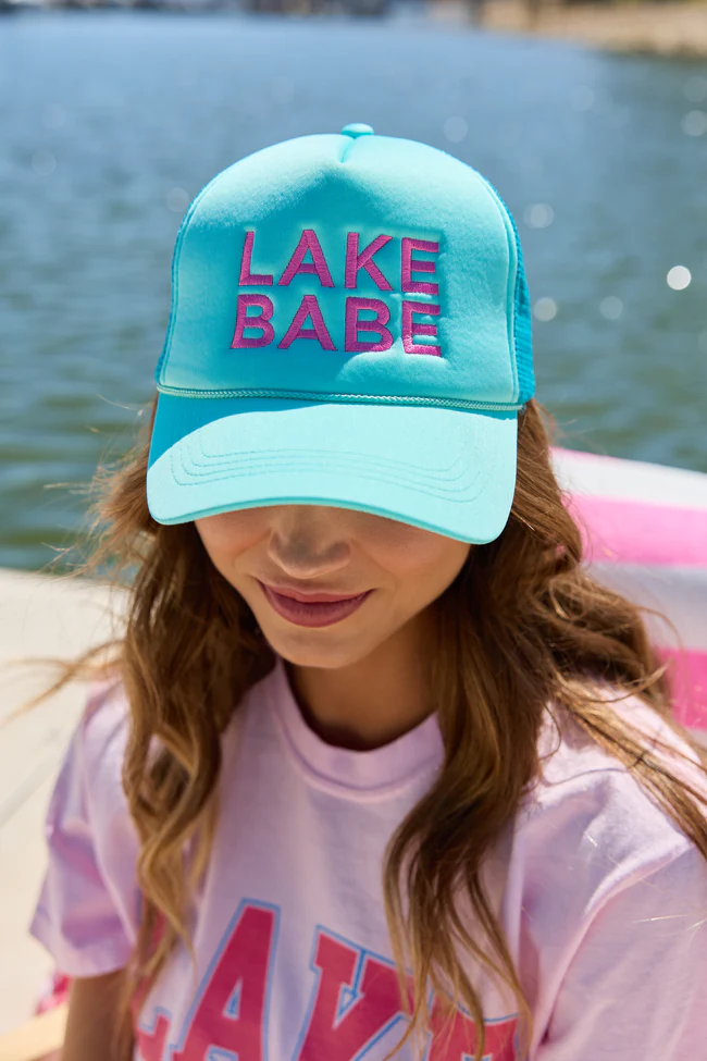 Lake Babe Blue Trucker Hat DOORBUSTER - Image 6