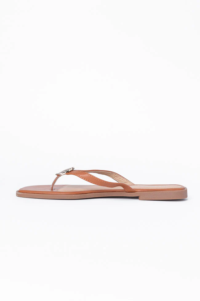 Olivia Tan Flip Flops - Image 5