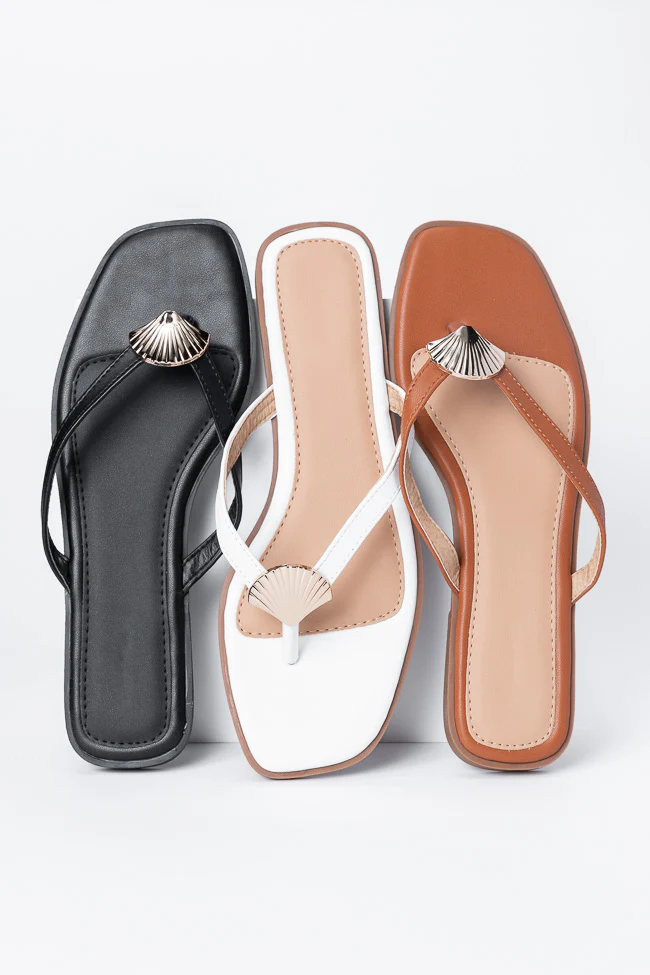 Olivia Tan Flip Flops - Image 7