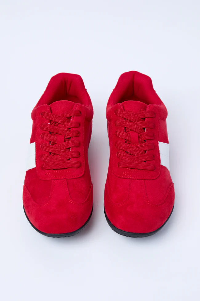 Osaka Cherry Red Sneakers FINAL SALE - Image 4