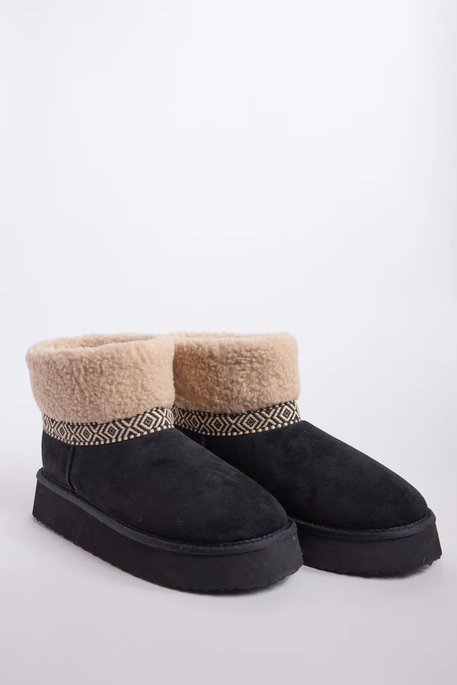 Payton Black Platform Boots FINAL SALE - Image 3