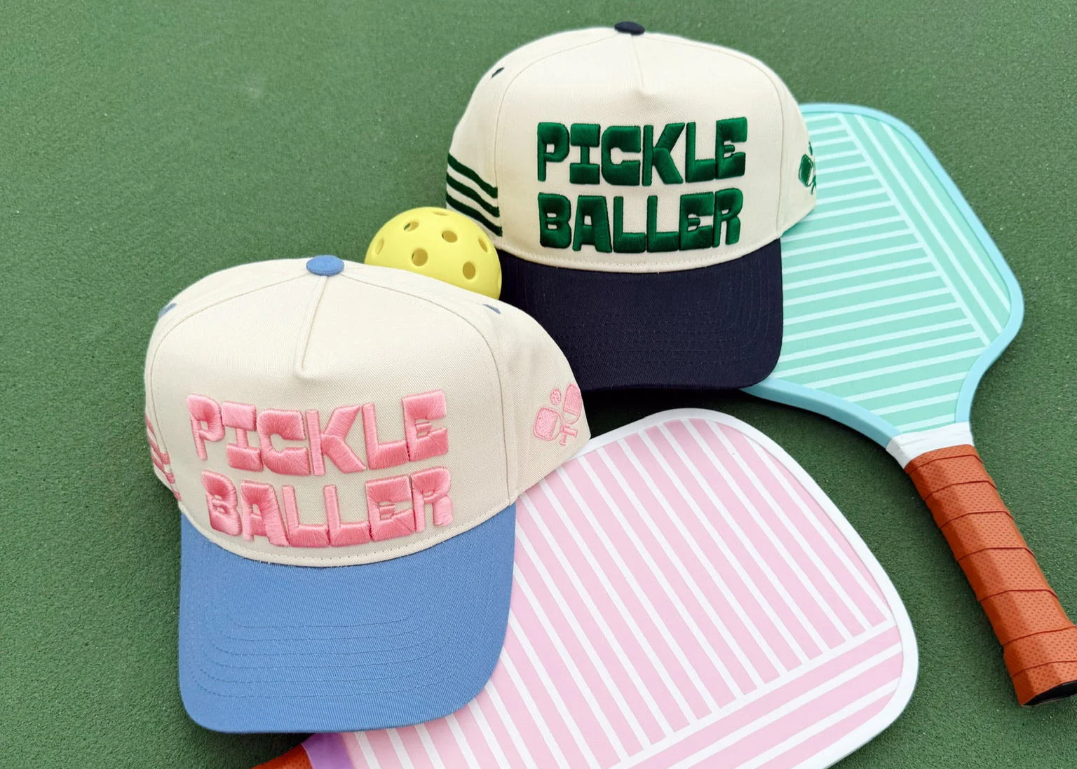 KenzKustomz Vintage Trucker Hat - Pickleballer - Image 9