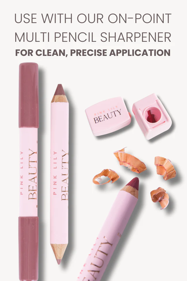 Pink Lily Beauty Double Bloom Dual Lipstick and Lip Liner - Sugar Plum Kiss FINAL SALE - Image 5