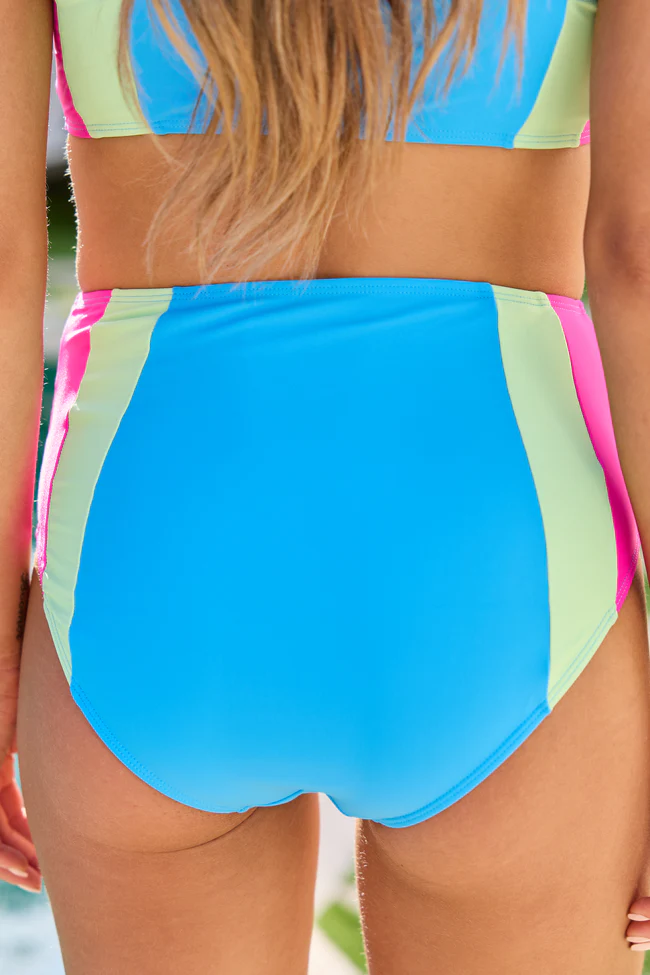 Rock The Boat Multi Colorblock Bikini Bottom SALE - Image 4