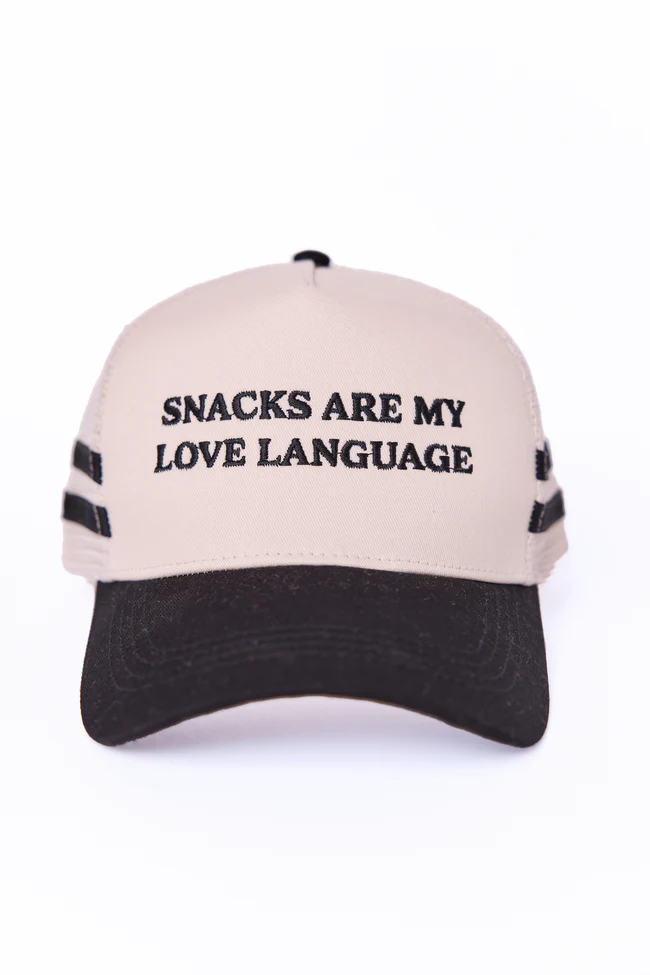 Snacks Are My Love Language Trucker Hat - Image 4