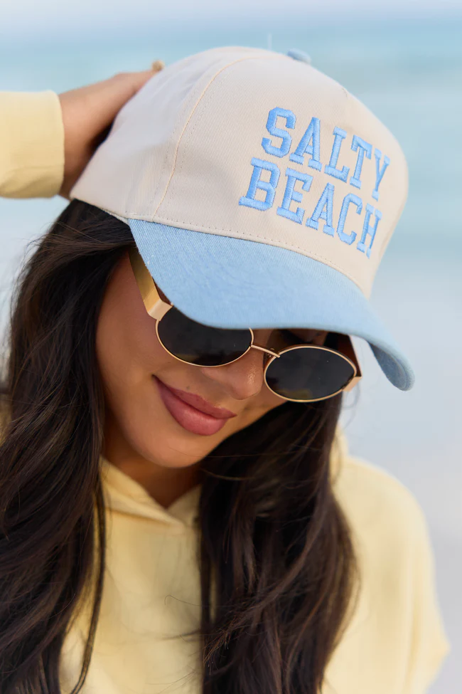 Salty Beach Blue Trucker Hat DOORBUSTER