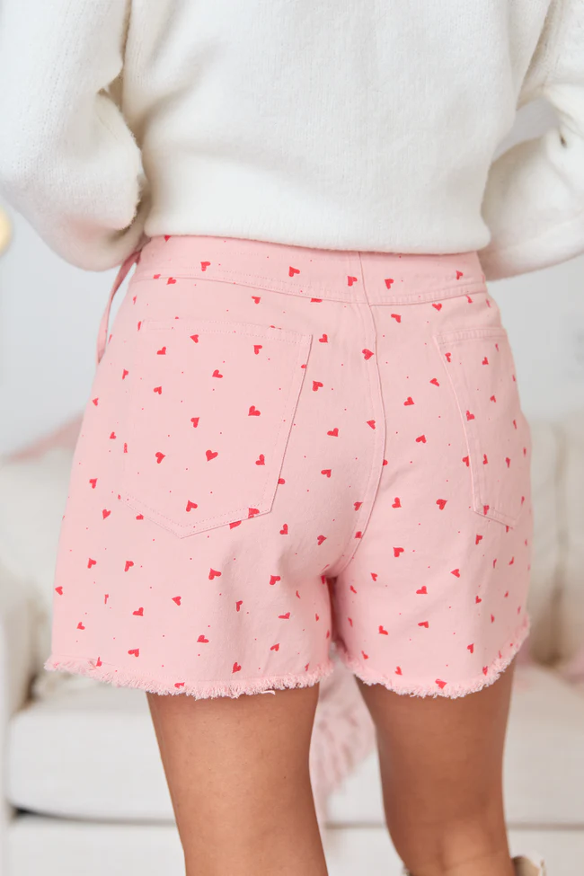 Tanya Pink Heart Wrap Skort FINAL SALE - Image 4