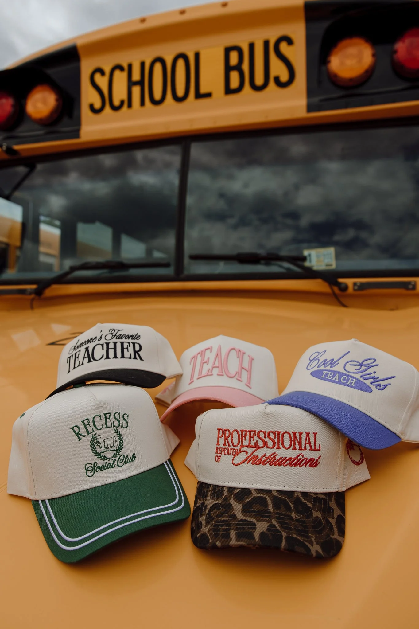 KenzKustomz Pink Vintage Trucker Hat - Teach - Image 11
