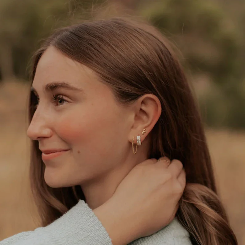 Tessa Hoop Earrings - Image 4