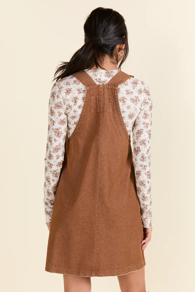 Anissa Brown Overall Dress FINAL SALE - Image 4