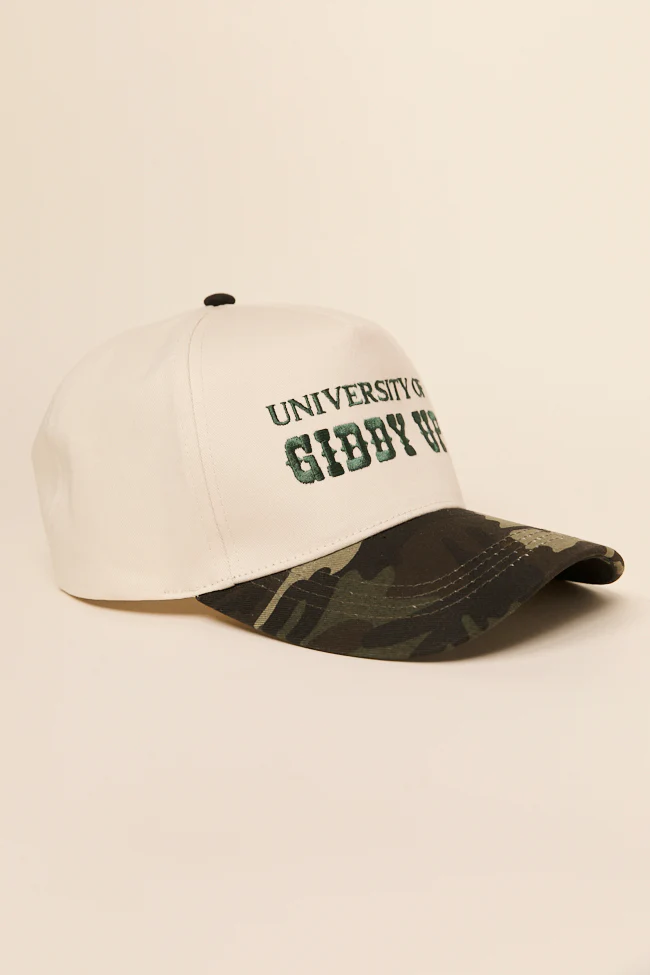 University Of Giddy Up Camo Trucker Hat FINAL SALE - Image 4