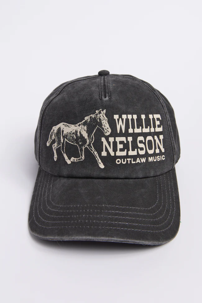 Willie Nelson Outlaw Music Trucker Hat FINAL SALE - Image 3