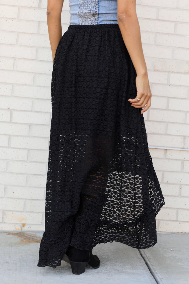 Wrenlee Black Lace Skirt FINAL SALE - Image 5
