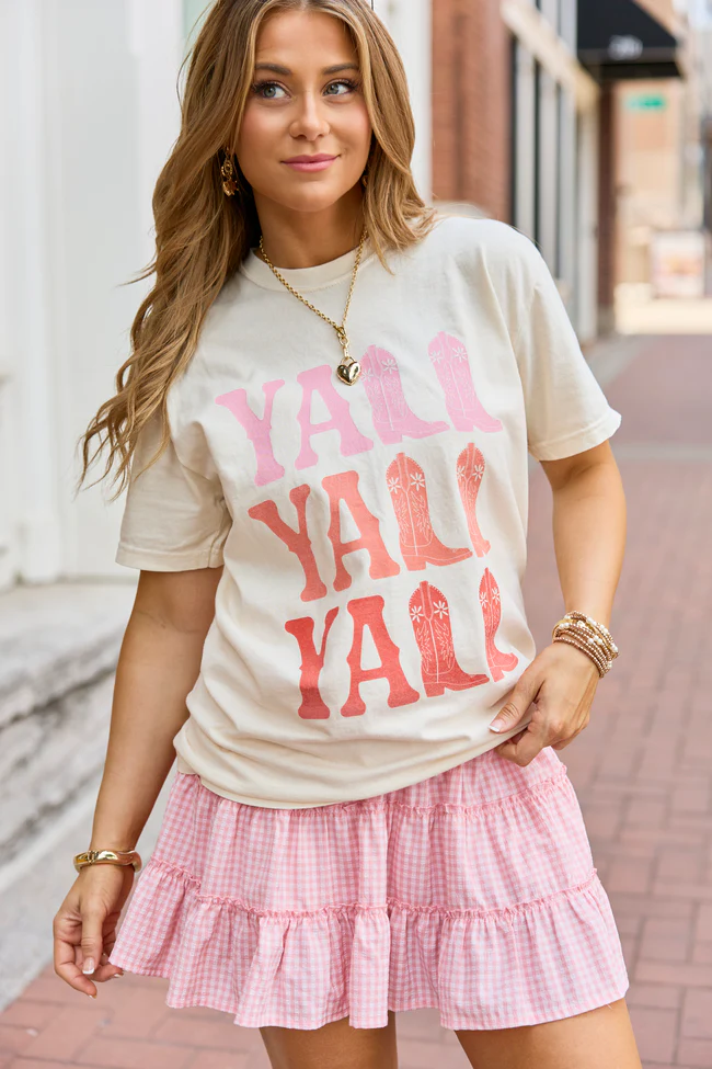 Y'all Ivory Graphic Tee
